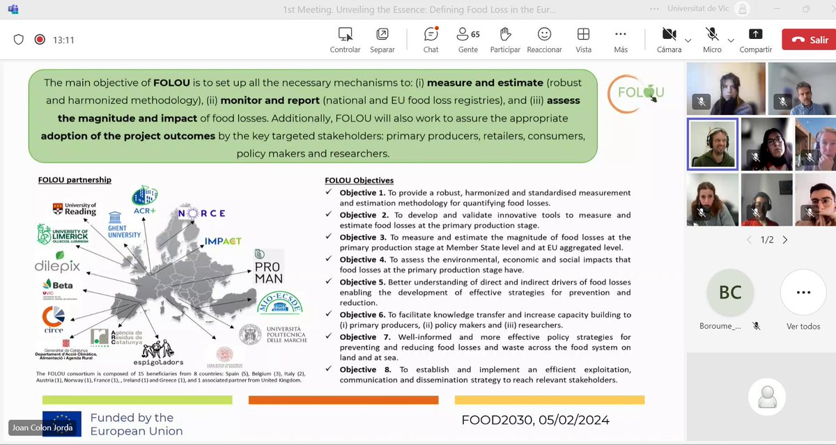 BETA_TechCentre's tweet photo. The efforts to quantify #FoodWaste are well-known, but #FoodLoss is often overlooked in monitoring, leading to unreliable data.

▶️ Today, @Espigoladors has organised the first @FOLOU_eu  webinar, to present the work done to create a #FoodLoss definition.

https://t.co/q6x2pJizPh https://t.co/6vctUlPN8h