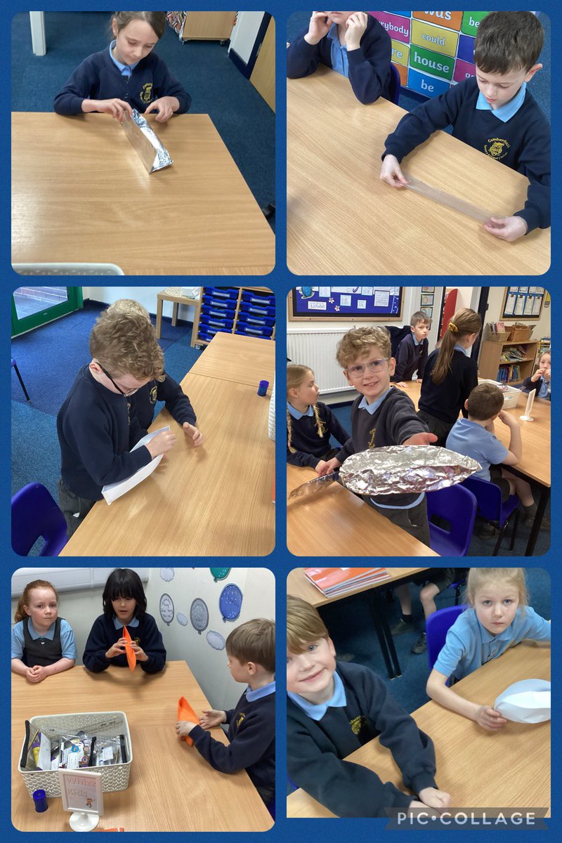 ComberbachMrsL's tweet photo. Today Year 2 are celebrating our ❤️ of science, for science week! We have been experimenting today to find out which material would be best for a boat… So, of course, we had to make some boats! #scienceweek #comberbachscience @ComberbachMissM https://t.co/rqWfQP4iR5