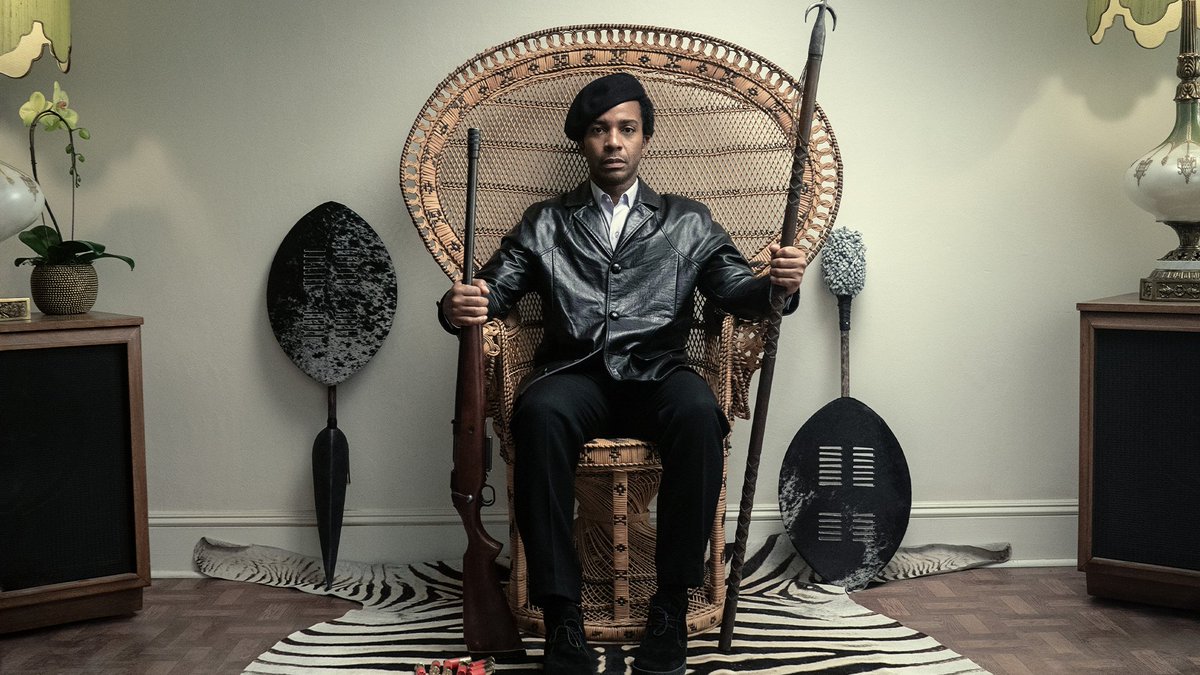 AppleTV's tweet photo. André Holland is Huey P. Newton.
The Big Cigar tells the true story of how the Black Panther founder escaped from the FBI with the assistance of Hollywood producers and a fake movie production.
The limited series premieres May 17. https://t.co/GnEZMScr4y