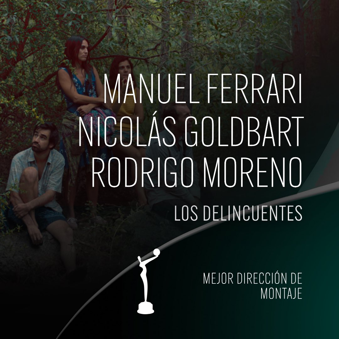 Las nominaciones para Mejor Dirección de Montaje son para:

🇲🇽 Huesera 
🇨🇱 La memoria infinita
🇪🇸 La sociedad de la nieve
🇦🇷 Los delincuentes

¿Por quién votarías? ❤️

#PremiosPLATINOXcaret #nominaciones