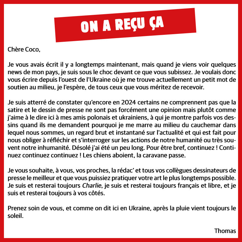 Charlie_Hebdo_'s tweet photo. ❤️@cocoboer https://t.co/StupidSw18