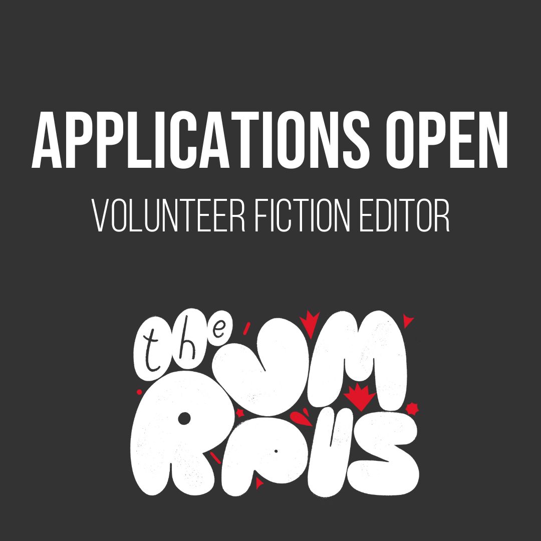 Interested in volunteering with The Rumpus? Applications are now open for a Volunteer Fiction Editor! If you're interested in joining our team, learn more about the position and apply below! We're accepting applications from March 14-18. ➡️ airtable.com/appSuNbewWsPIZ…