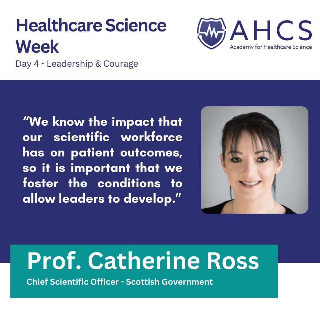 Thanks to Prof. Catherine Ross for her comments on the importance of fostering a great environment for the development of future leaders in Healthcare Science! Head over to our homepage banner to view all of today's content 👇 buff.ly/43eJwcH #HealthcareScienceWeek