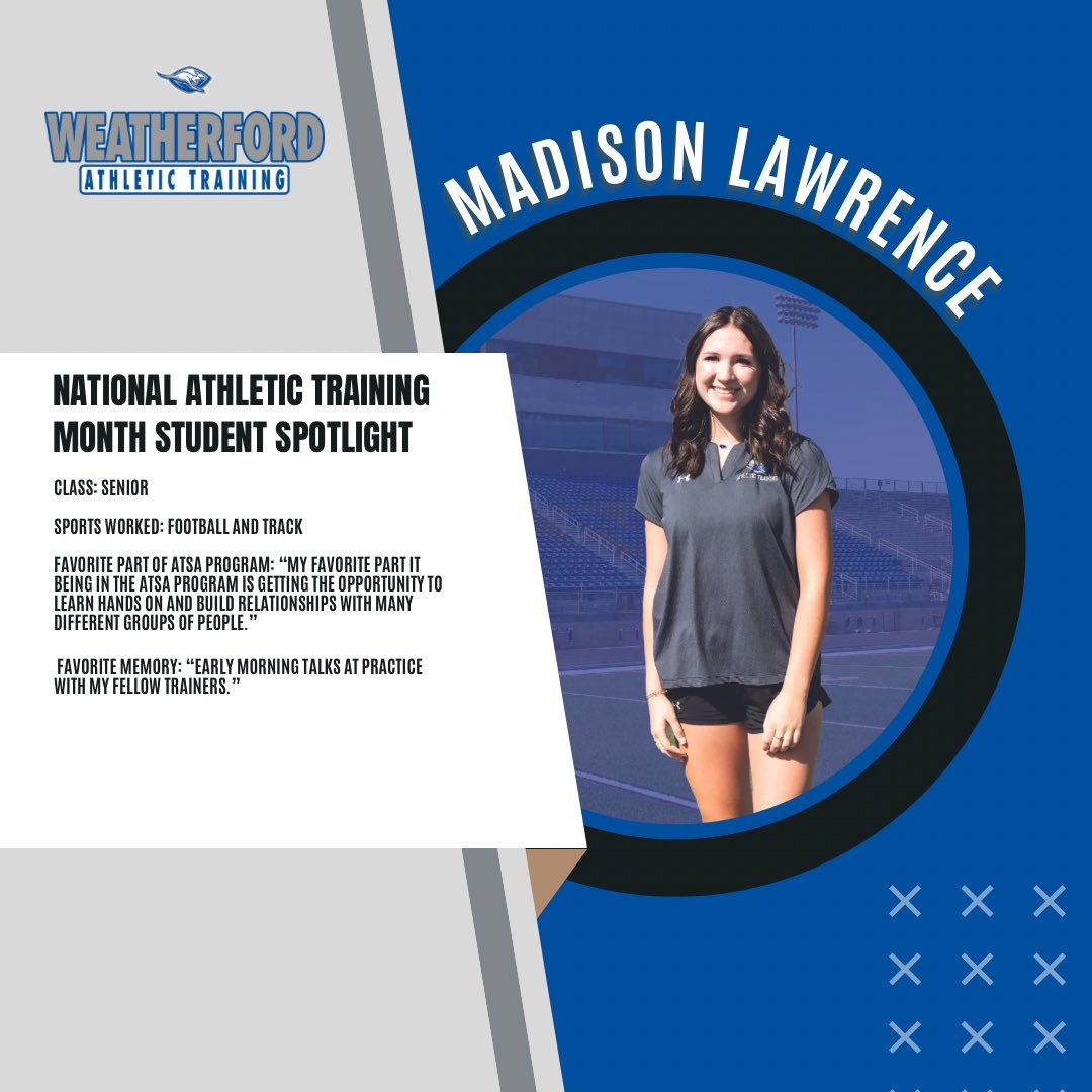 #NATM Spotlight today is Madison Lawrence! Madison has only been with us a year - we wish we would have had more time with her, but she’s been busy as a captain on our varsity cheer squad as well 📣 

This future Aggie may be a colleague in about 6 years 👀 She’s gonna crush it!!