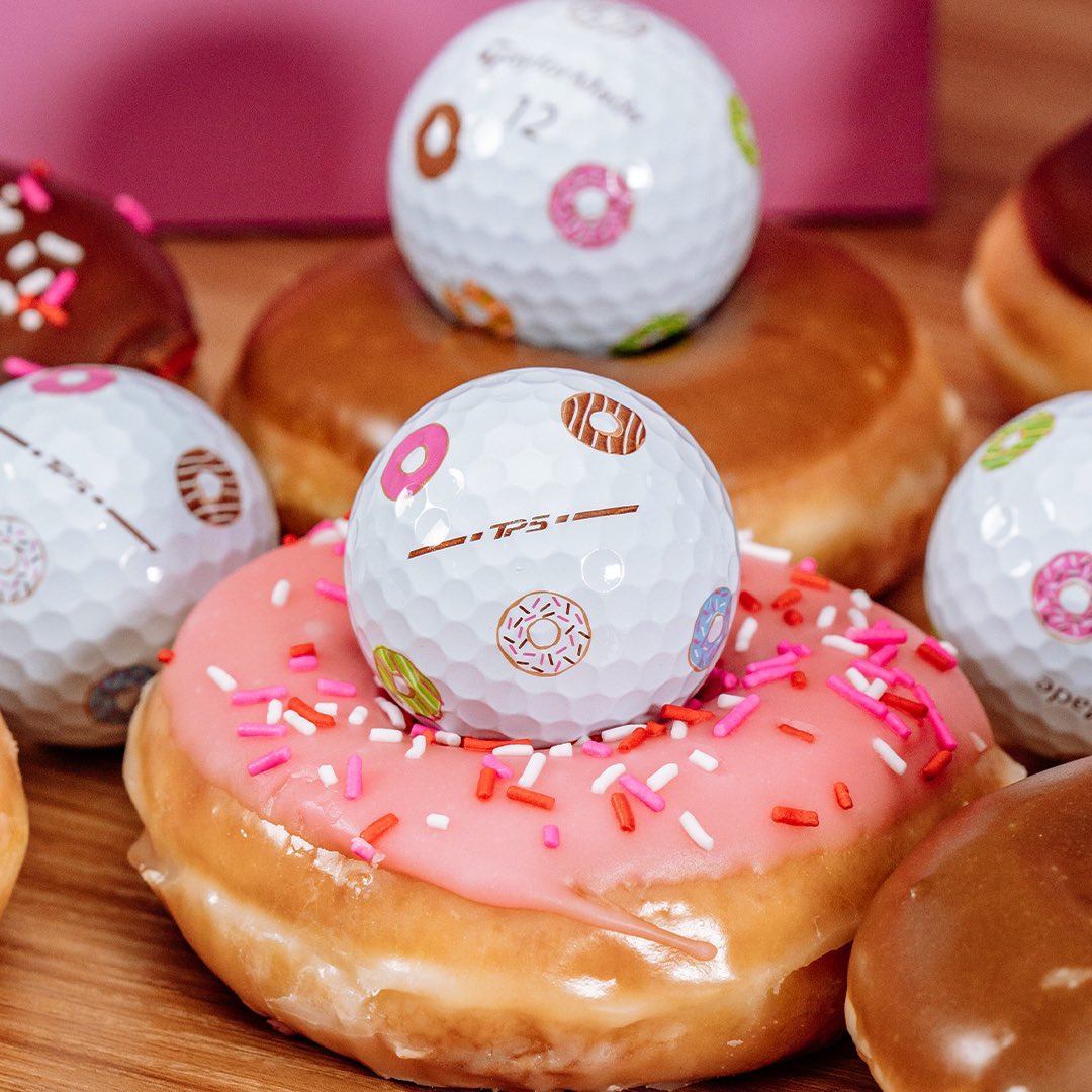 TaylorMadeGolf's tweet photo. "Get in the hole!" The all-new TP5 and TP5x pix Donut are available in stores and online. 

Shop them now and experience their sweet, sweet speed and soft feel: https://t.co/6GrxGUXuIO https://t.co/ocrJtmN7fg