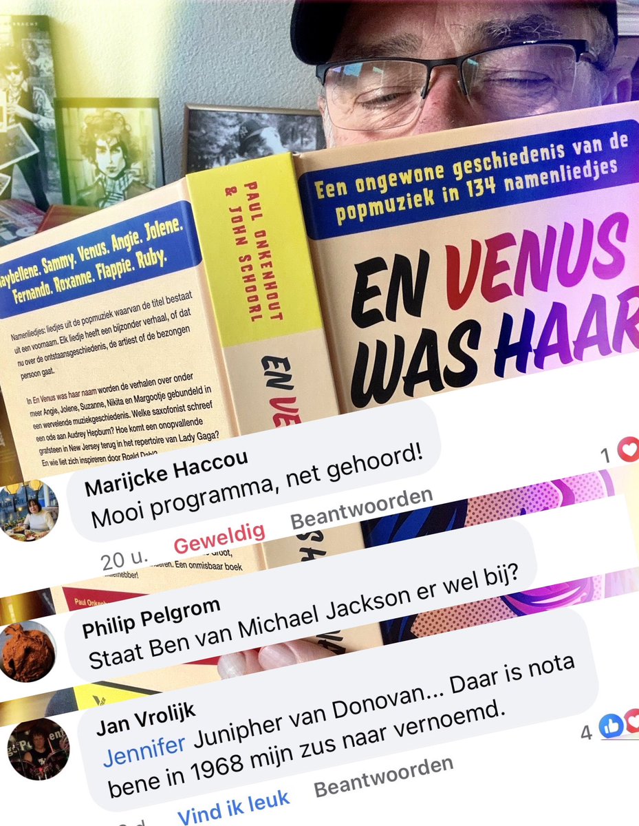 'En Venus was haar naam' heet het boek, geschreven door <a href="/johnschoorl/">John Schoorl</a> en <a href="/PaulOnkenhout/">Paul Onkenhout</a> Hier de link naar de podcast. 
dev.40upradio.nl/index.php/podc…

Ook op Mixcloud: mixcloud.com/bram-van-splun…