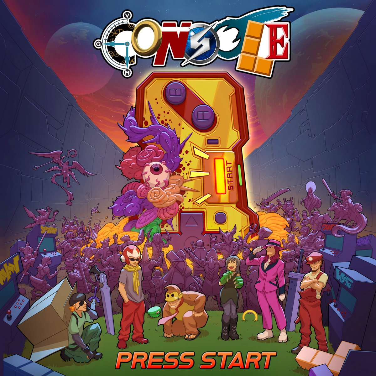 For real this time, Let's Listen to Console's debut album Press Start tonight! Hawaii's Console creates a mix of classic tunes from the NES to PS3 era, and delivers them faithfully with their jazz-rock ensemble. Tune in to twitch.tv/BonusStageVan at 6pm PT.