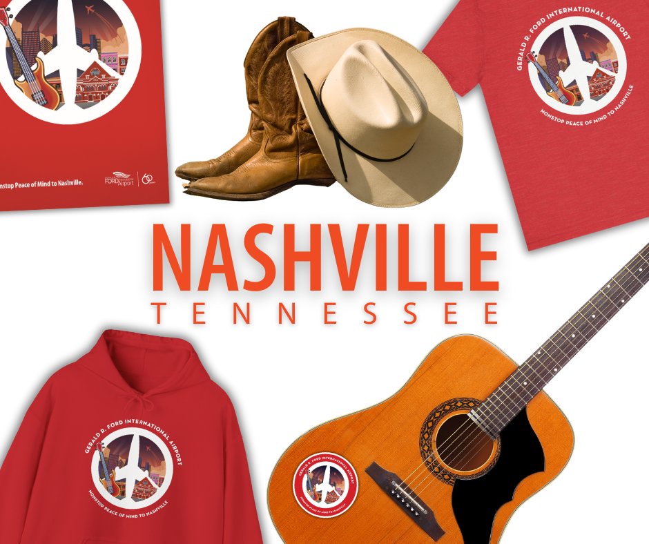 🎸 Nashville nonstop flight: Less than two hours 🎸 🤠 Nashville nonstop swag: One click at FlyFord.myshopify.com 🤠