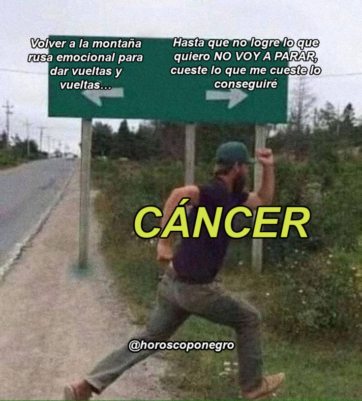 La decisión está tomada, Cáncer 💪