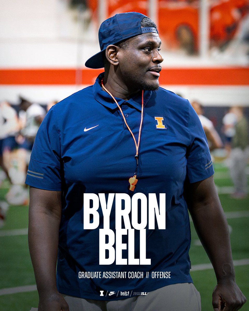 Joining us with eight years of NFL playing experience, @bigbell076! #Illini // #HTTO // #famILLy