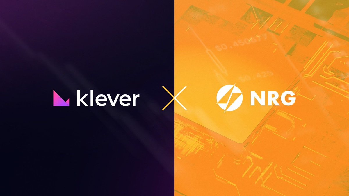 📢 #Klever Wallet Update! We've teamed up with @TronNRG to bring you lower #Tron fees. 

Here's how it works 👇
#Klever x #NRG partnership lets you reduce #Tron fees by renting energy. Find this awesome feature in your updated Klever Wallet's Marketplace. 

👉…