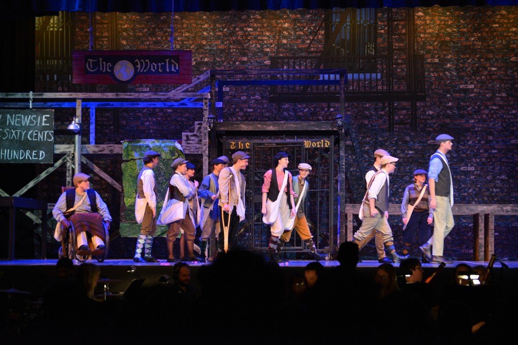 Some images from the High School Musical Newsies. Photos courtesy of D Rose