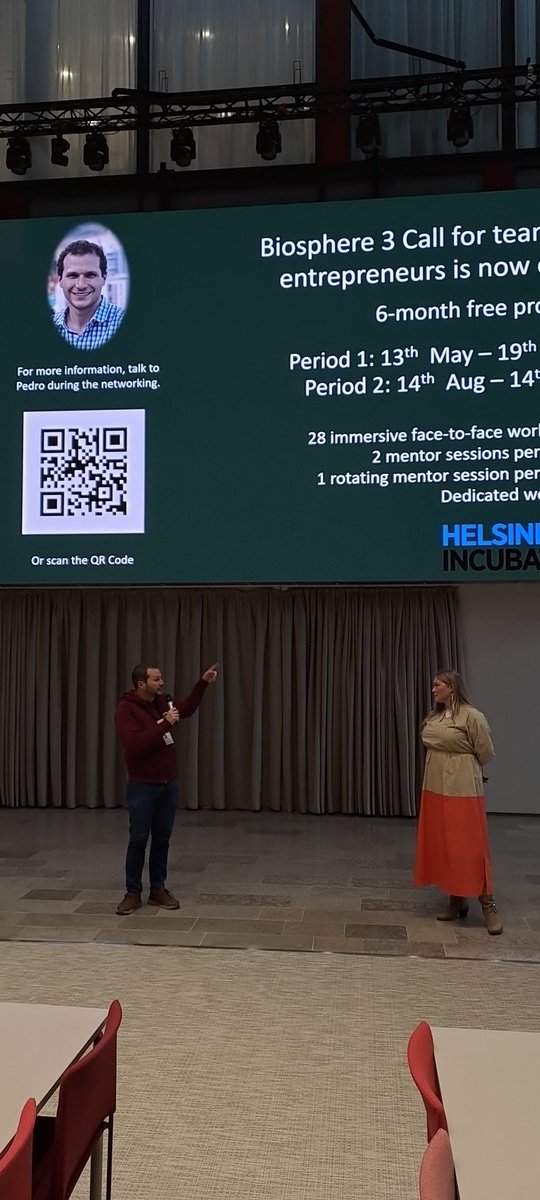Viikki Innovation Ecosystem (@viikkiip) on Twitter photo Pedro pitches Biophere #incubator programme! Get support and mentoring for your idea 💪 <a href="/IncubatorsUH/">Helsinki Incubators</a> Pedro pitches Biophere #incubator programme! Get support and mentoring for your idea 💪 <a href="/IncubatorsUH/">Helsinki Incubators</a>