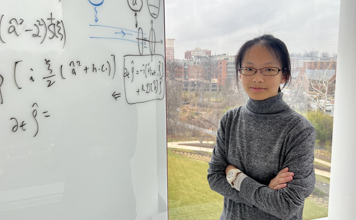 See how Yuxin Wang, one of the newest #QuICS Hartree Postdoctoral Fellows, is navigating the symphony of quantum noise. She plans to use simple mathematical language to explain novel quantum phenomena at both the theoretical and experimental level. go.umd.edu/Hartree_profile