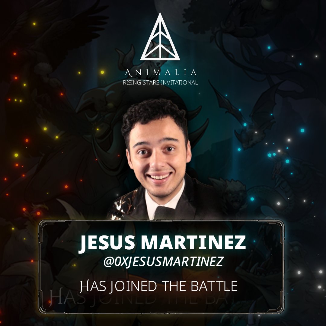Animalia_games's tweet photo. Animalia Rising Stars Invitation Tournament Participants Introduction

Greetings, Animalians! Its time to meet some of our Creators & Participants! 👀

Introducing @Hantao @OxJesusMartinez @zatakster @zyrickonline !🔥

They have immersed themself in a multitude of gaming realms, always striving to push the boundaries of their abilities. Will they be the top contenders in this tournament? Its time to unleash your skills and leave it all on the Animalia battlefield. Let the games begin! 

🔥🎮📢