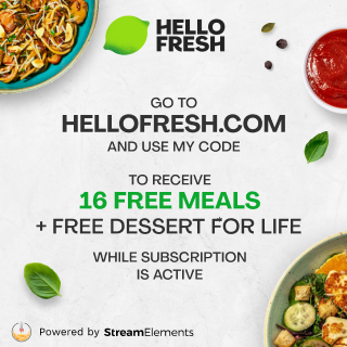 brye808's tweet photo. Today's stream https://t.co/CtSdRMYbgQ is sponsored by HelloFresh, I've been sponsored by them before and enjoyed their product, so if you want healthy/convenient meals I suggest trying it out by clicking my link. https://t.co/JeznV4O9m4 https://t.co/fo4KuOzLBl