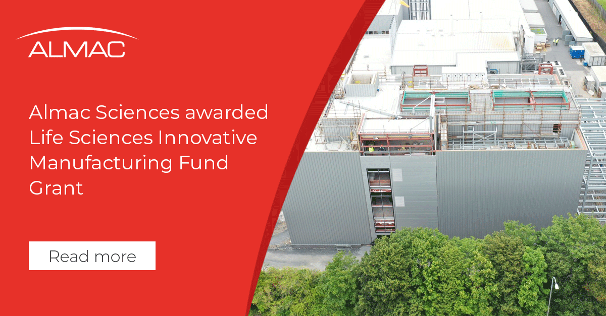 Almac Sciences has been awarded a Life Sciences Innovative Manufacturing Fund (LSIMF) Grant to support the expansion of our small molecule API manufacturing facility at our Global Headquarters in Craigavon. Read more: hubs.li/Q02prF740