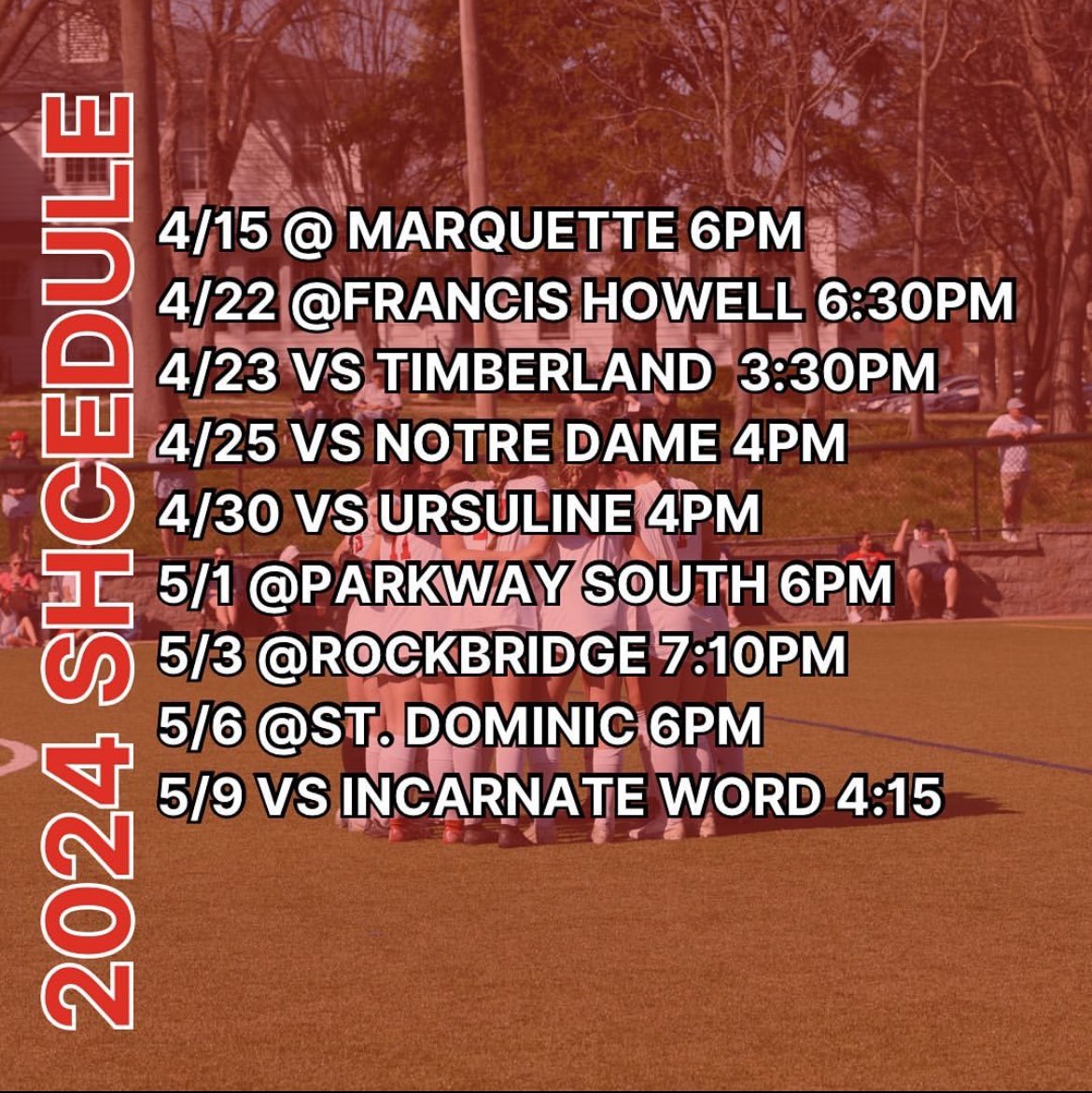 COR JESU HIGH SCHOOL SOCCER SCHEDULE ‼️‼️‼️

I can’t wait to start the season! It’s going to be a great one 💪🔥

I will be wearing number 25!