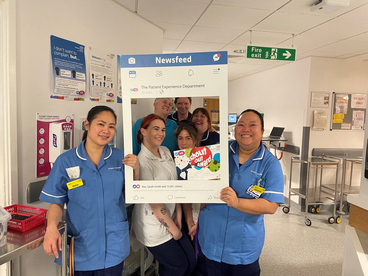 Huge congratulations to this month’s team winner of the #StaffShoutOutaward, Ward 14. Well done 🤩 If you have recently received exceptional care and would like to nominate a team or individual for our #StaffShoutOut award please follow the link below - bfwh.nhs.uk/compliments/