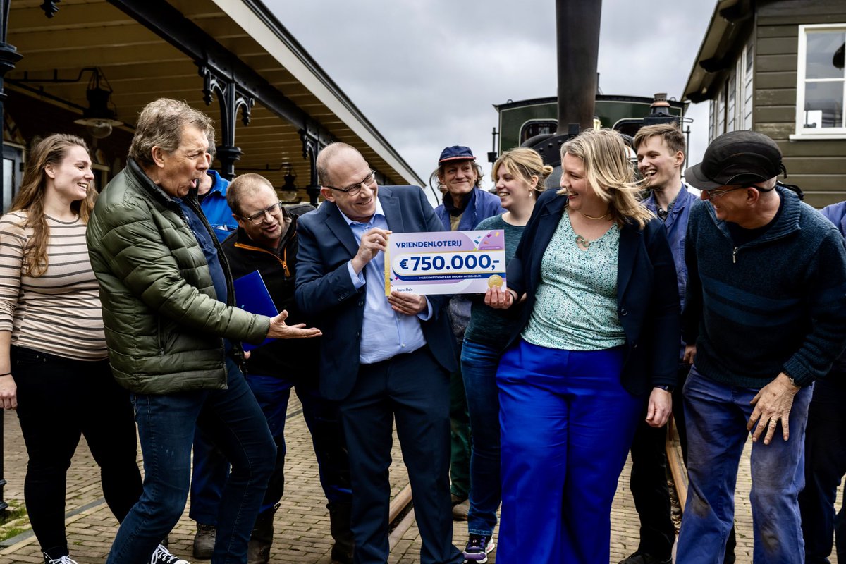 Extra bijdrage #vriendenloterij voor project ‘Jouw Reis’ zet historische stations tussen #Hoorn en #Medemblik op de kaart
