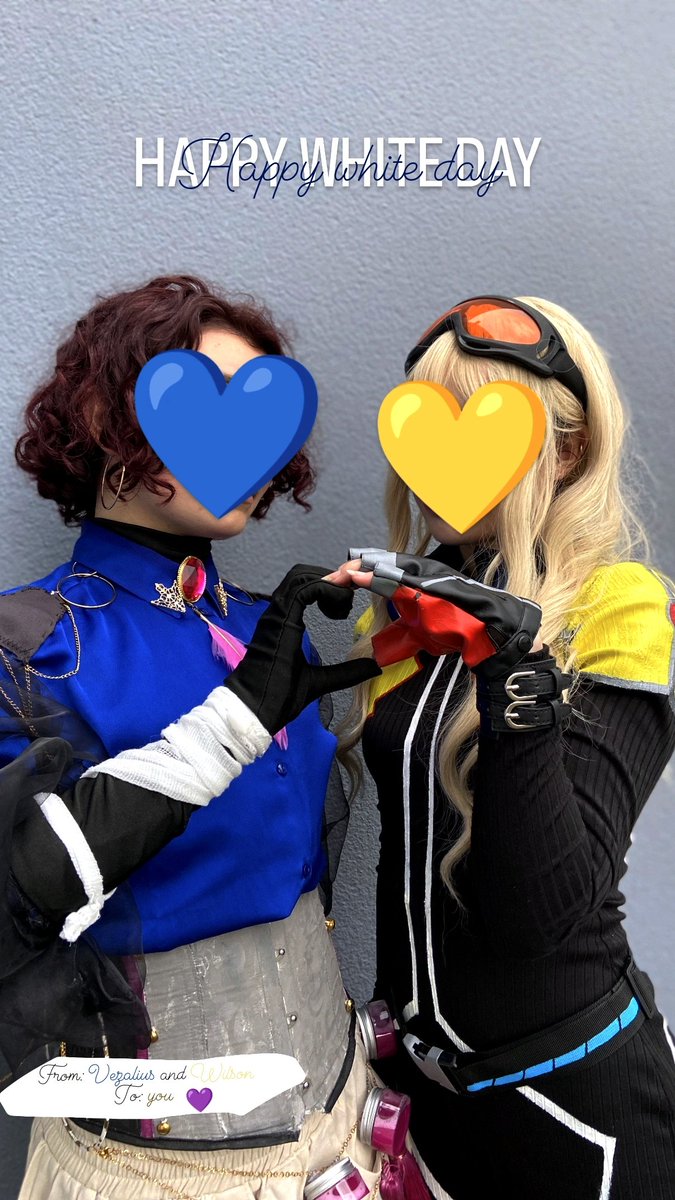 Happy white day everyone 💙💛
#yuQwilson
#vezaliusbandage 
#nijisanjien #zalillust #cosplay #YuQosplay