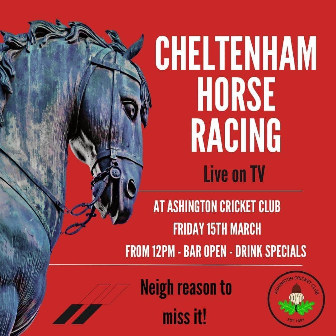 🚨🏆Day at HQ tomorrow! 🗓️ Friday 15th March ⏰ Bar Open Midday 🍻 All pints £3 🐎 First Race 13:30 - Sweep 🧹 On