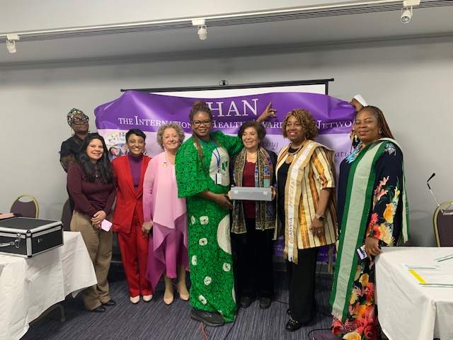 MWIA President Dr. Eleanor Nwadinobi , MWIA Past-President Dr. Gaye Casper and MWAN President Dr. Rosemary Ogu welcomed international CSW 68 delegates to convene on Health Issues in Nigeria including ongoing Child Marriage and FGM. #CSW68 #MWIA