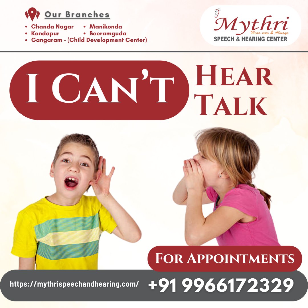 👂🔊 #SpeechTherapy #HearingCare #ChildrensHealth #SpeechDevelopment #HearingLoss #ChildDevelopment #Pediatrics #Audiologist #CochlearImplant #SpeechPathology #SpeechDisorders #HearingProblems #KidsHealth #ExpertCare #Manikonda #ChandaNagar #Kondapur #Beeramguda #Gangaram