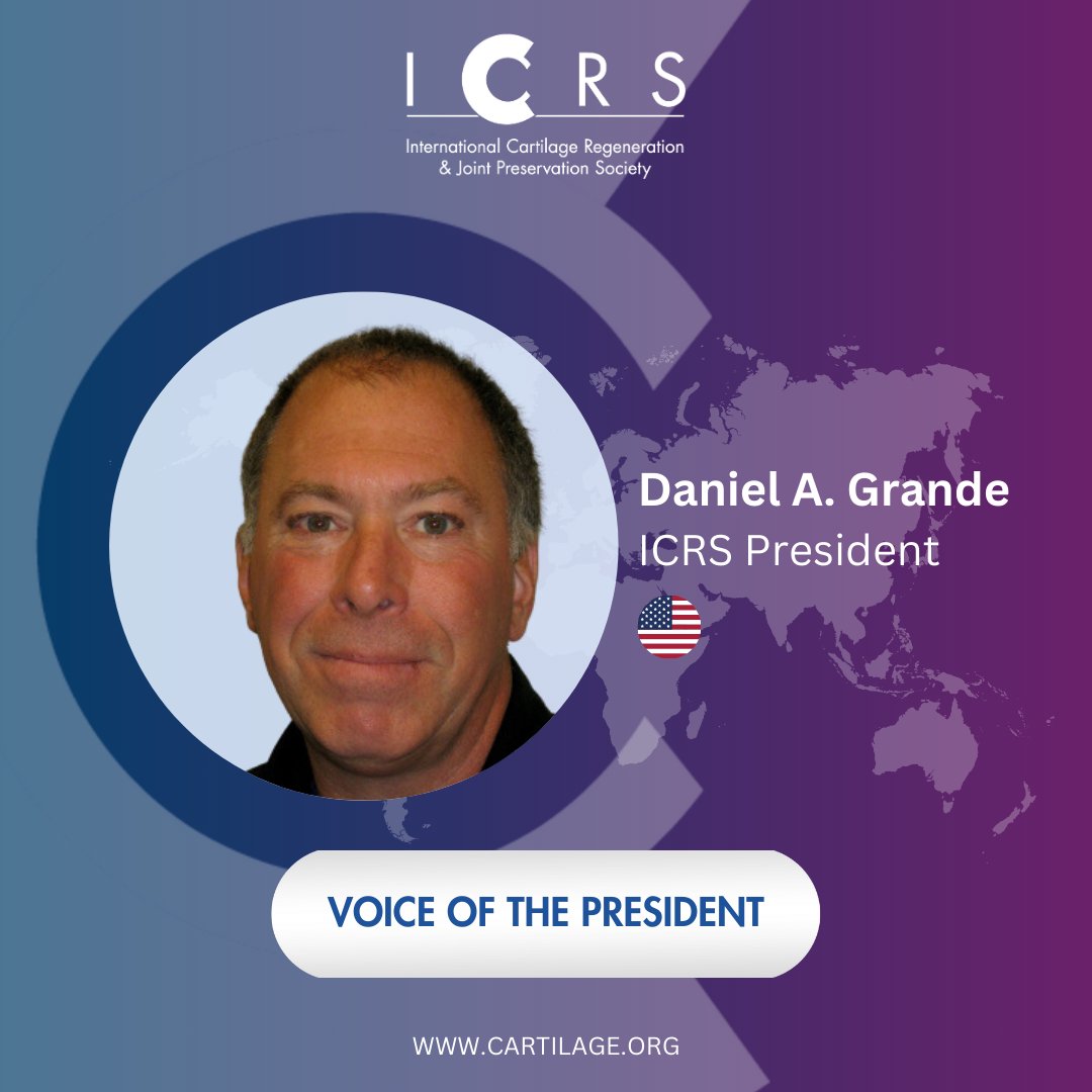 Leading with Purpose: President's Perspective: Join me in shaping our society's future. Together, let's amplify voices, foster inclusion, and preserve our intellectual legacy. Read full article here: cartilage.org/news/voice-of-…