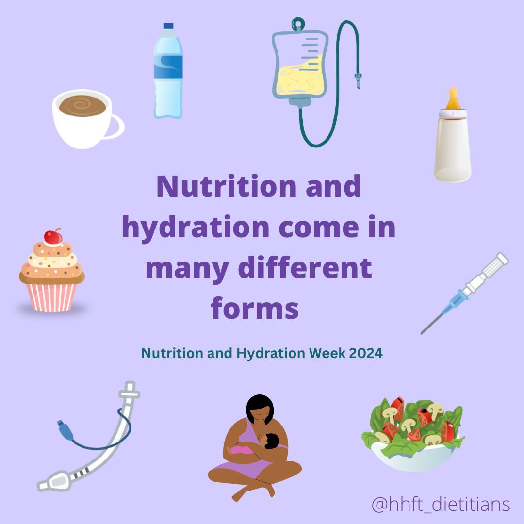 🍏💧 Embracing diversity in nutrition & hydration! This Nutrition & Hydration Week, we want to shine a light on the different ways people nourish their bodies, including those who take non-oral nutrition & hydration through methods such as tube feeding and intravenous nutrition.