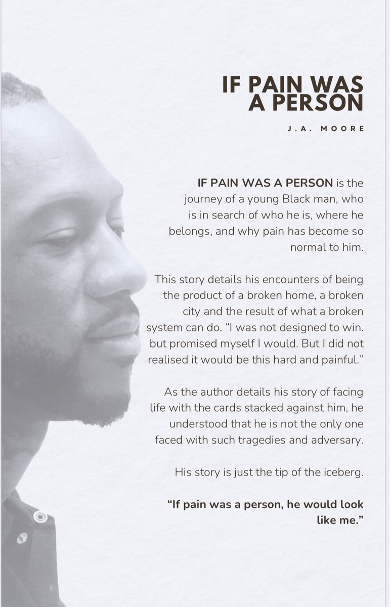JAMooreofficial's tweet photo. The book will be available on 03/31/2024 paper/hard copy and digital.
"If Pain Was a Person " is a memoir that Jamal wrote everything what he been through and his "mother's" relationship, traumas, incidents and much more. #PrisonBrides #wrongfullyconvicted #IstandwithJamal https://t.co/A6HrRZYFlV