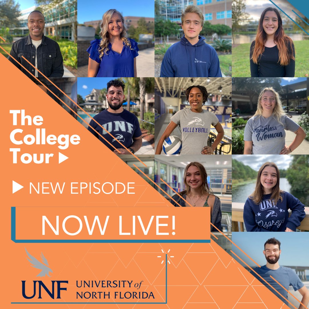 @UofNorthFlorida isn't just a university – it's a launchpad for success in both your career and life. 🚀 Now, you can experience it on thecollegetour.com, our app, and streaming channel! Click the link below for the full UNF experience! thecollegetour.com/tour-colleges/…