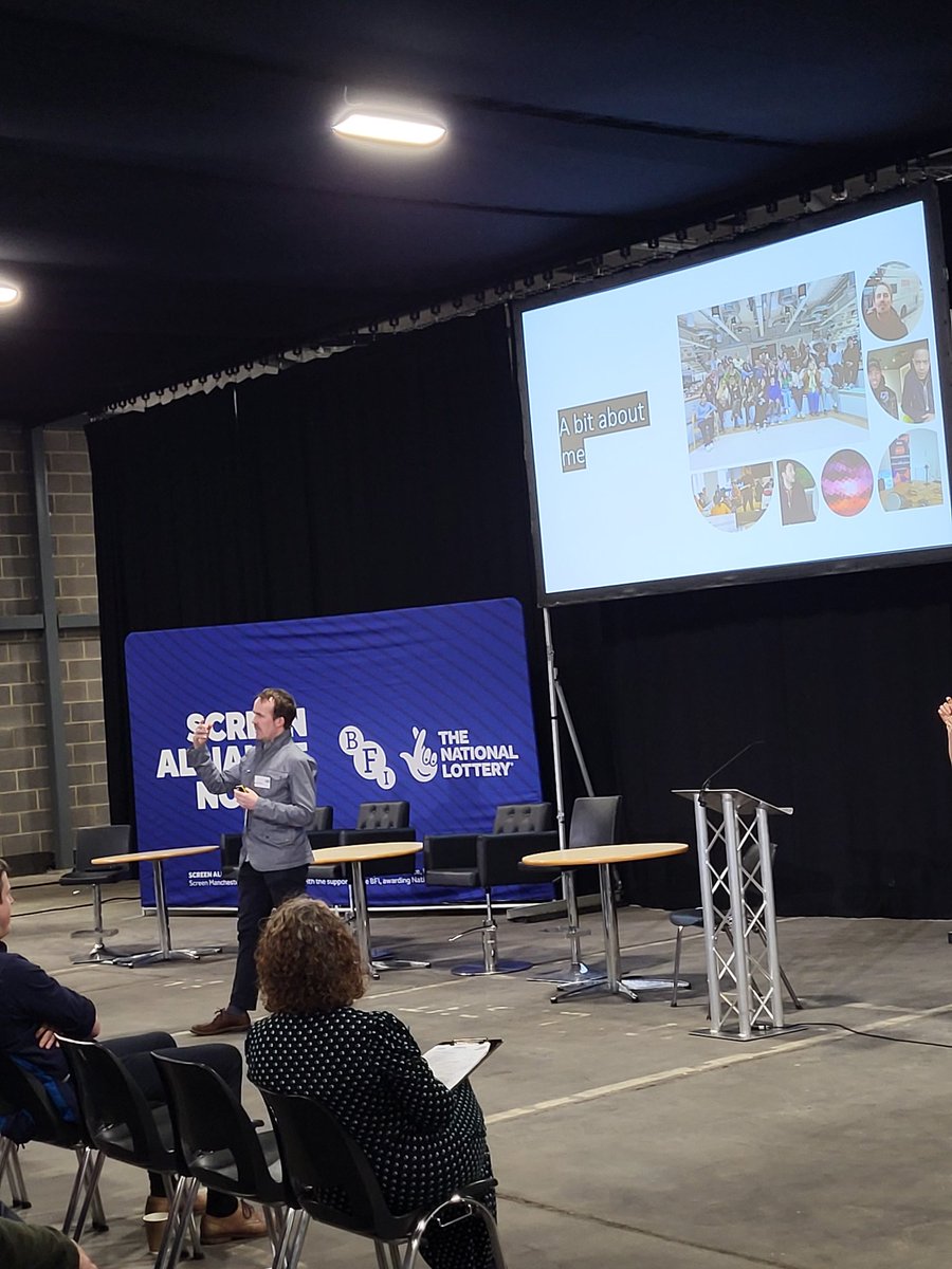 nescreen_'s tweet image. John Offord joins us on stage to talk about inclusivity and diversity in the screen industries.

Have you ever thought about practicing inclusive communication? 🤔 

#ConnectedCommunities #Screenalliancenorth