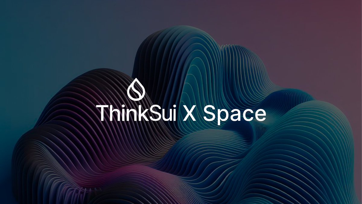 Earn $1 in SUI if this post is quote/reposted during the LIVE #ThinkSui X Space (Mar. 14, 10am ET):

Missed Out?
1️⃣Follow <a href="/ThinkSui/">ThinkSui</a>, <a href="/SuiNetwork/">Sui</a> &amp; <a href="/thrivecoinhq/">Daniel</a>
2️⃣Connect your wallet &amp; X to thinksui.com
3️⃣Earn your share of the $720,000 in SUI grant pool