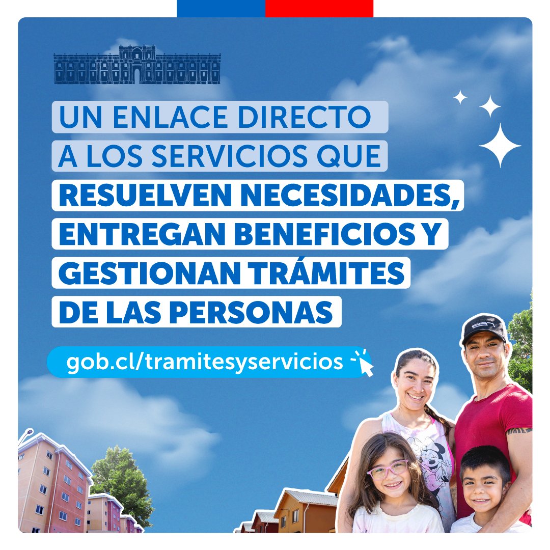 GobiernodeChile's tweet photo. Ahora Chile tiene una web que reúne todos los trámites y servicios útiles para la comunidad 🇨🇱 Más de 200 sitios con ayudas a la ciudadanía. 📲 Encuéntralos en https://t.co/PWZ87Mew1d