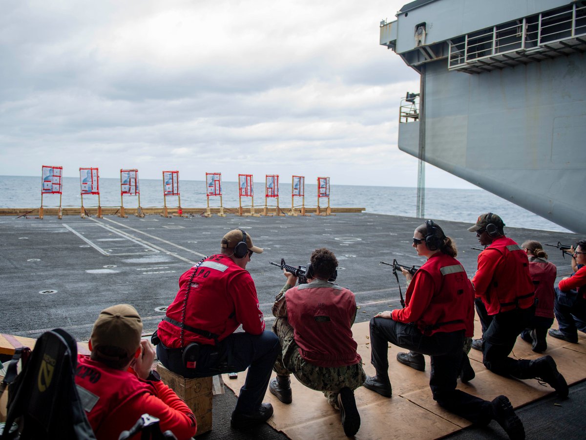 USNavyCNO's tweet photo. #TrainingThursday

How do we remain the best? It’s not about talent or luck. It takes work, hard work. We train, consistently seeking areas where we can #GetRealGetBetter. Through training we ensure that your @USNavy is always capable and ready to respond. https://t.co/AHncNsio8l