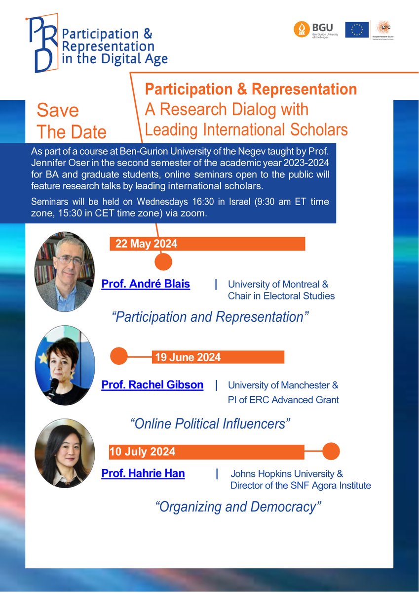 👇VIDEO of Theda Skocpol webinar last week on 'Citizen Organizing & Partisan Polarization' with thanks to panelists & participants! For all videos from the ERC series & a preview of next semester talks with the fabulous @ablais_ @rchlgibson4 & @hahriehan: prd-erc.eu/events