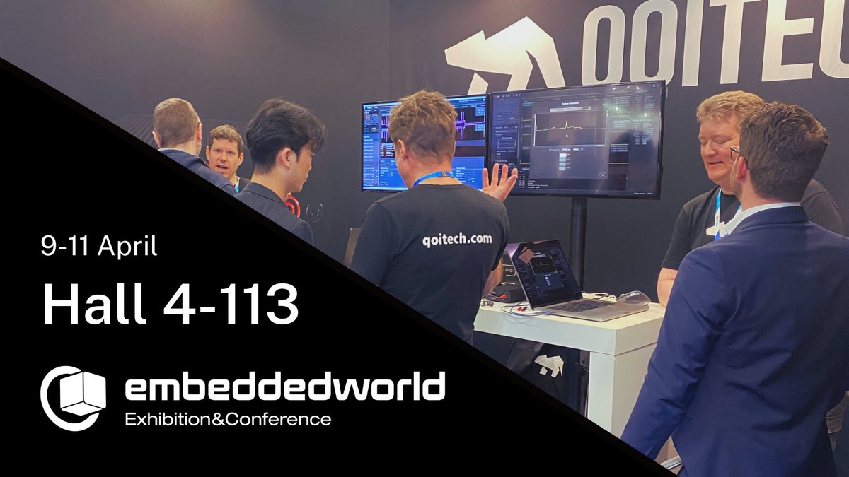 QoitechWorld's tweet photo. #EmbeddedWorld24 - We’ll be there with some great new features for #batterysimulation. 
Don’t miss out!
See you in Hall 4-113 - for a dive into how to optimize energy usage and extend battery life of your #IoT and #embedded devices.🔋
#lowpowermindset #batterylife https://t.co/nASyadYsRB
