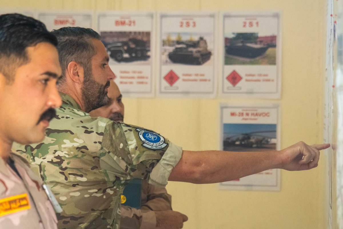 Until 14th March, NMI MAD advisors supported a 3-week course on Military Decision Making Process, based on NATO Tactical Planning for Land Forces. German Mobile Advisory Training Team (MATT) conducted it, with the attendance of representatives from 🇮🇶 Services Commands.
#WeAreNMI
