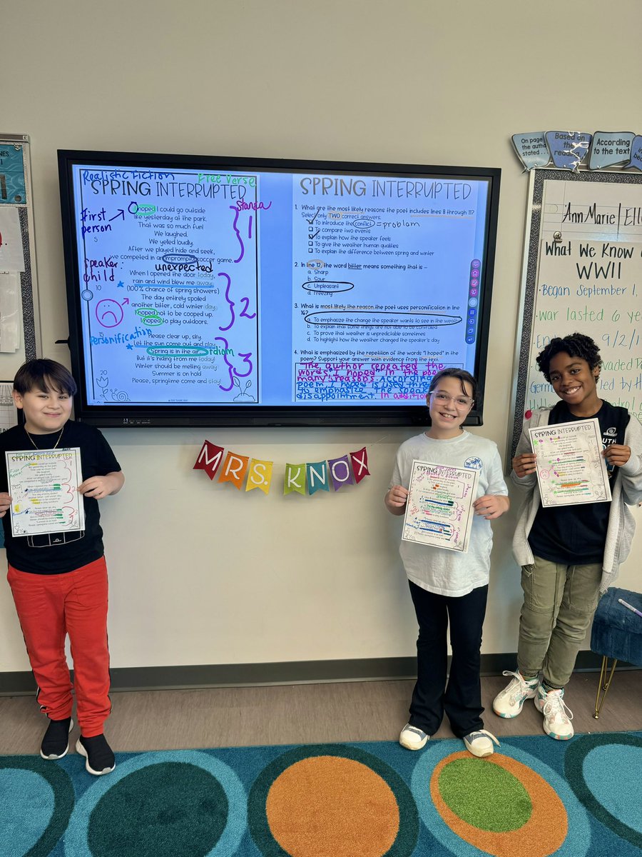 AshlandTeamHope's tweet photo. We couldn’t help but dissect some poetry about Spring with this beautiful weather upon us! ☀️ https://t.co/SBe78YUrGL