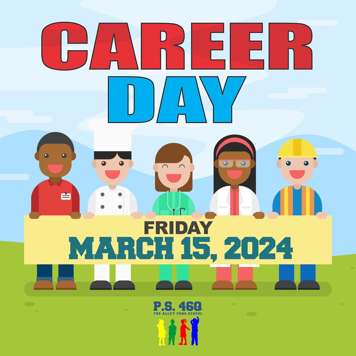 College and Career Week continues at P.S. 46Q! Dress for your future career tomorrow!