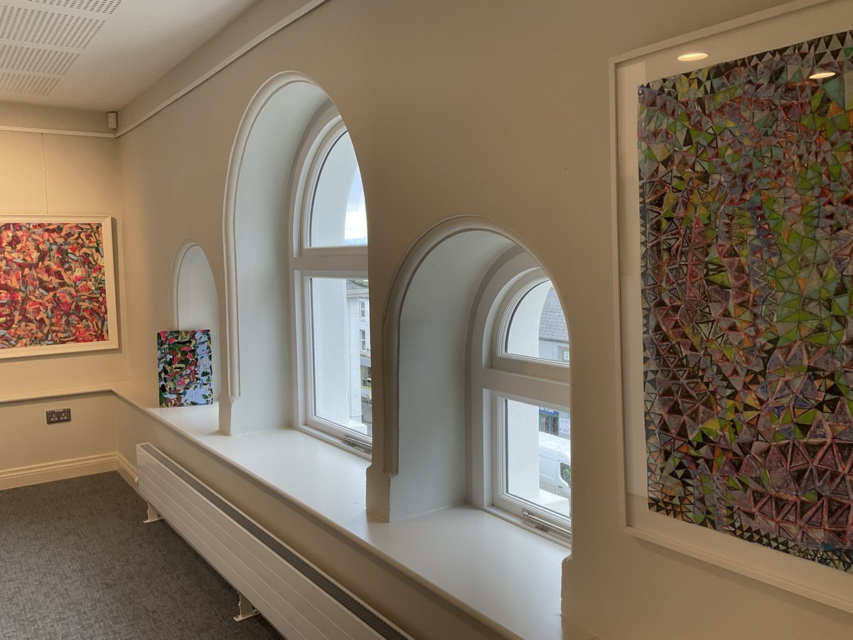 kildarelibrary's tweet photo. ….just a few pics folks of the wonderful Flights of Fantasy by Jacinta O’Reilly exhibition in our superb new exhibition space in #Naaslib , on show for March during library opening hours. Make sure to drop in😃 https://t.co/ceXk6ocyl5