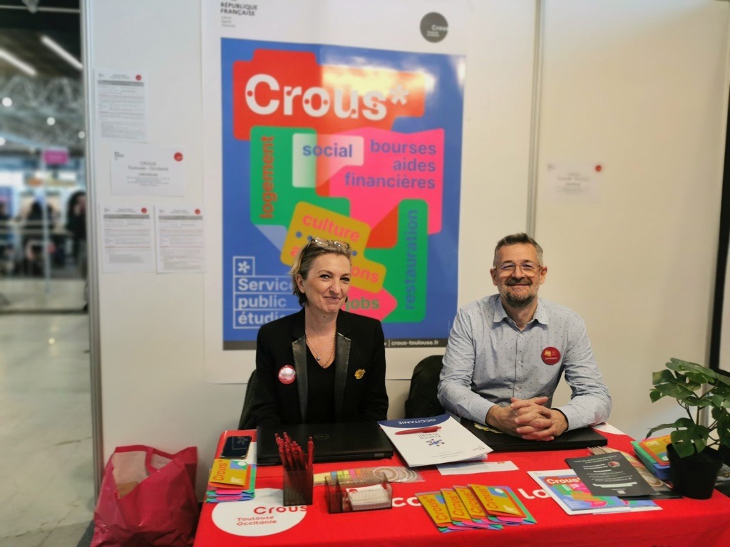 Venez rencontrer les équipes du Crous de Toulouse-Occitanie jusqu'à au salon TAF à Toulouse. De nombreuses offres d'emploi sont à pourvoir dans tous les domaines ! #salonTAF #toulouse