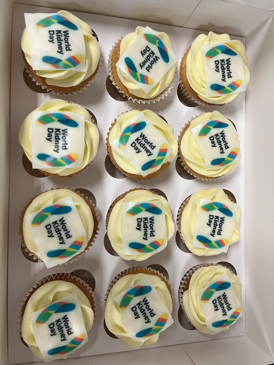 PaulineConnRD's tweet photo. Happy World Kidney Day from Monaghan Hospital. We had lots of participants for our salt themed quiz and our world kidney day cupcakes!Delighted also to be able to showcase our new renal dietitian infographic. https://t.co/h7SU1nkFmS