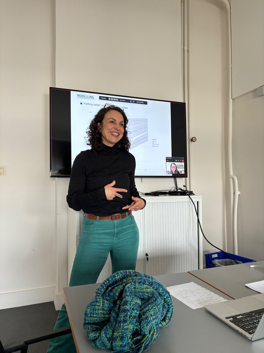 G4 members gathered earlier this sunny spring afternoon to hear a talk from Anne Breitbarth titled: ''You are what you is: Verbal agreement variation and change in Early Modern Dutch"

Always great when you manage to work a song title into an academic talk!