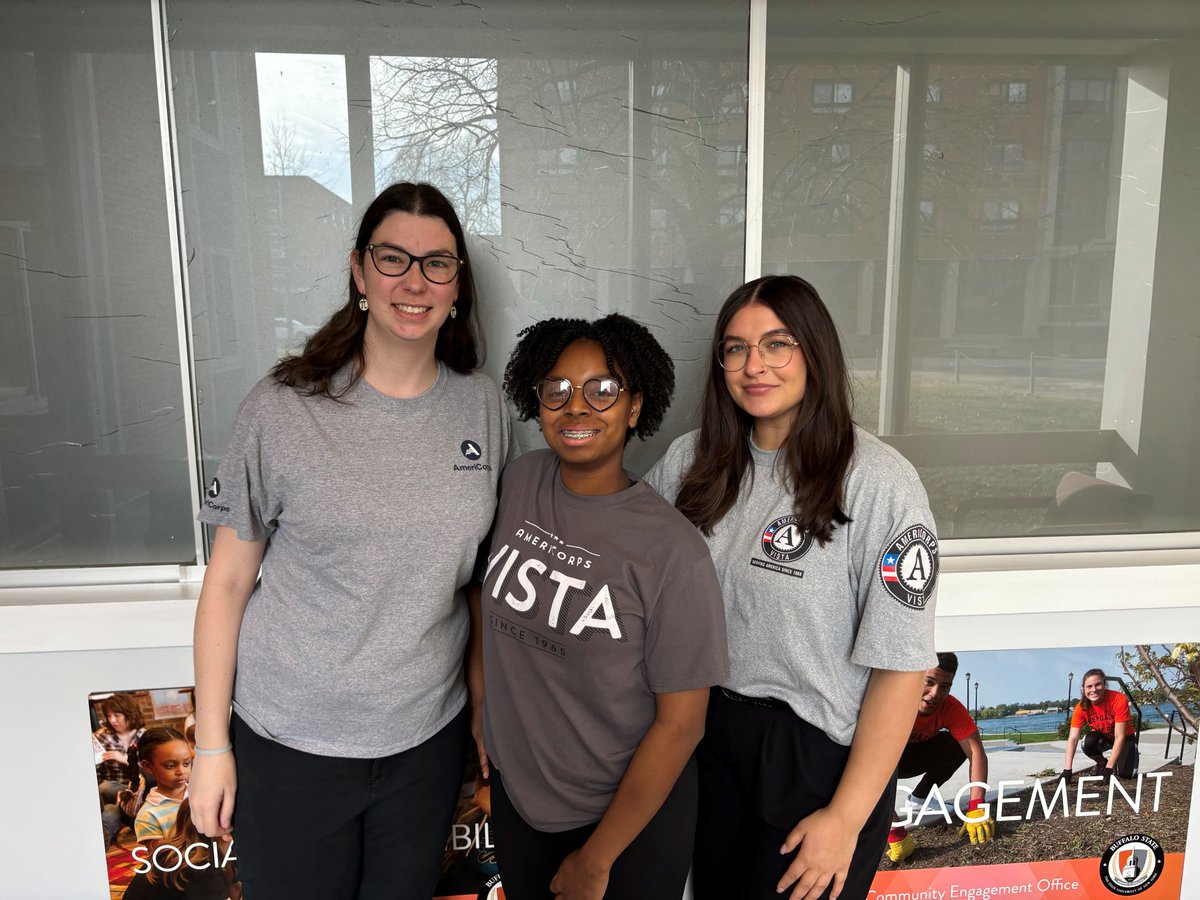 Happy AmeriCorps Week! Did you know? Our office staff includes multiple AmeriCorps alums. Stop by our office to learn more about this opportunity. Thank you to all who serve!
#DayoftheA #AmeriThanks #buffalostate #buffalo #CCEbuffstate #partnership #CommunityService #Volunteer