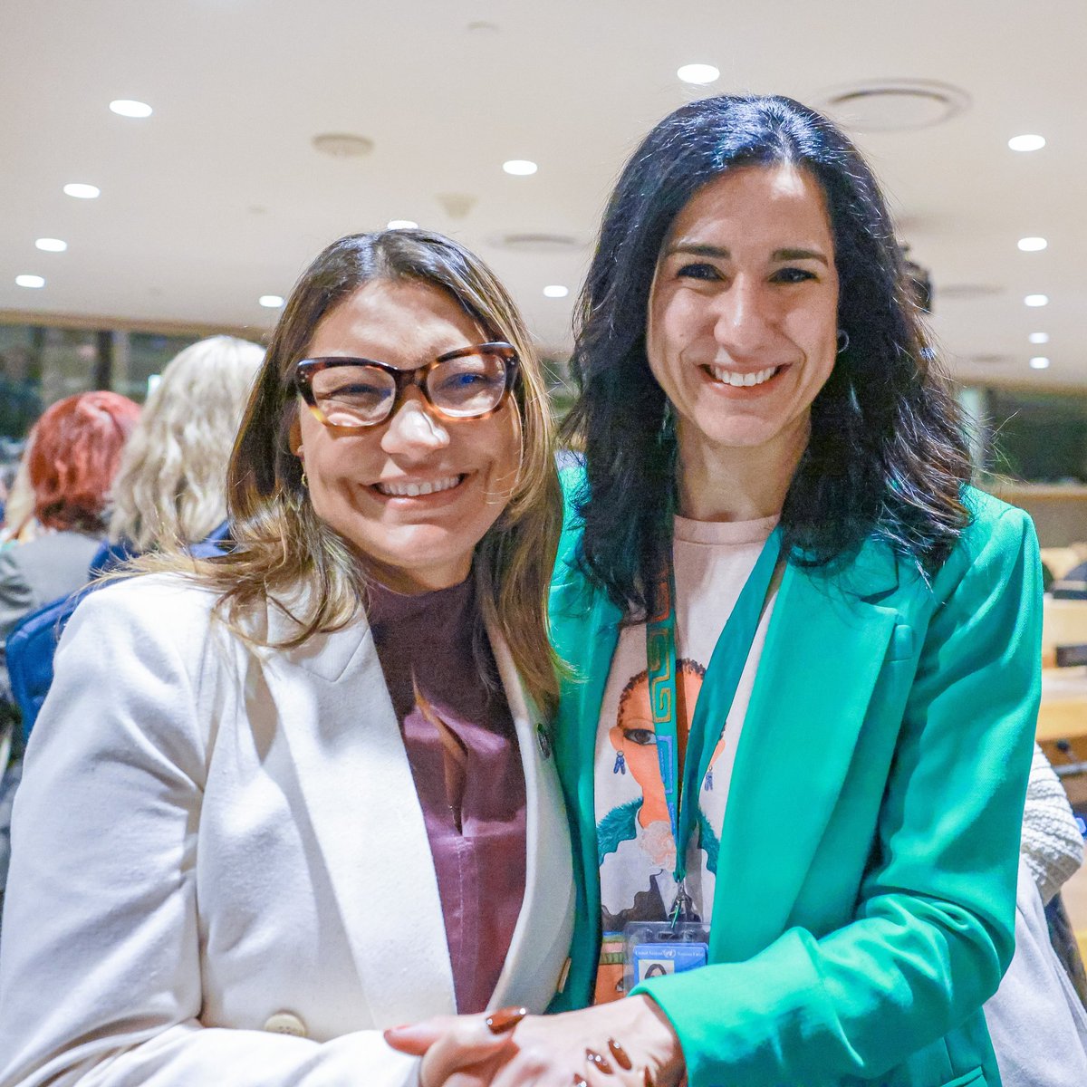 Obrigada @JanjaLula por se juntar a nós nesta semana nos eventos @PNUD durante #CSW68. Foi uma honra ter você, testemunhar de perto sua paixão pela igualdade de gênero e ouvir você sobre a experiência do Brasil em capacitar mulheres e meninas para alcançarem seu pleno potencial.