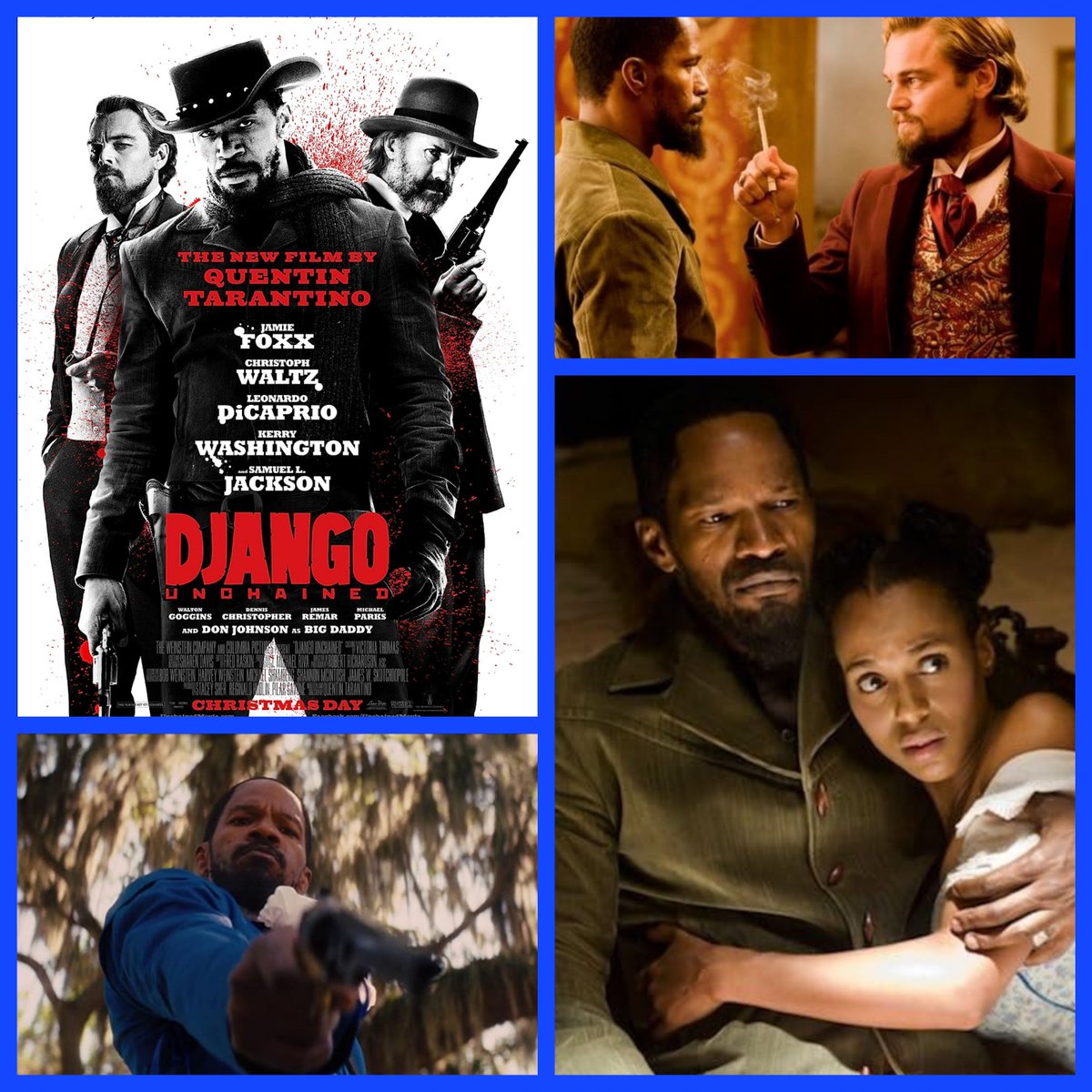 #RevengeMovies #FightBack  #FilmX 

#DjangoUnchained (2012)
With the help of a German bounty-hunter, a freed slave sets out to rescue his wife from a brutal plantation owner in Mississippi.
#JamieFoxx #LeonardoDiCaprio