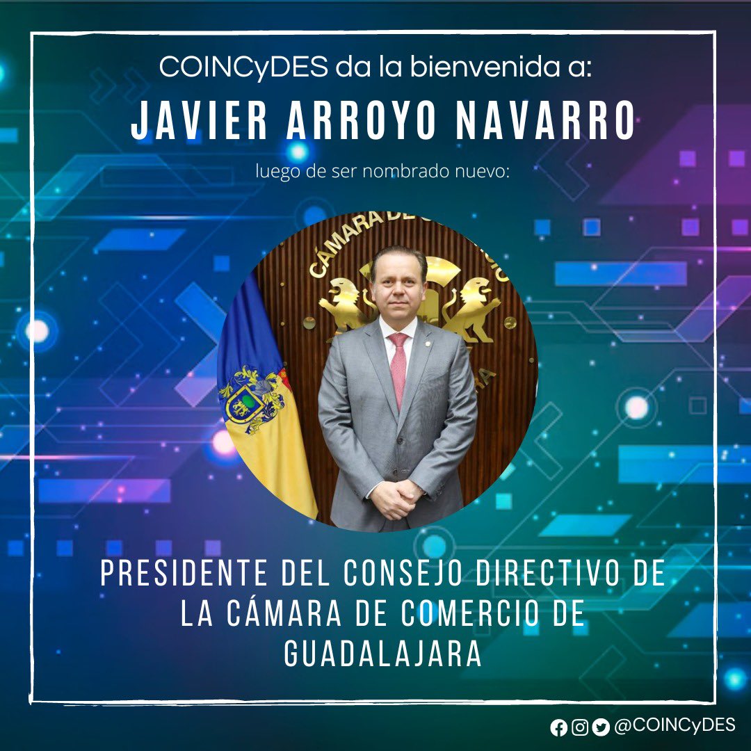 🙌🏼 ¡Enhorabuena! <a href="/PresidenteCCGdl/">Javier Arroyo Navarro</a>