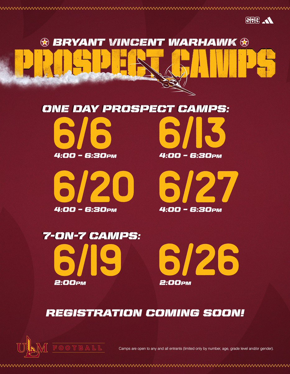 Come camp with the Warhawks this summer!